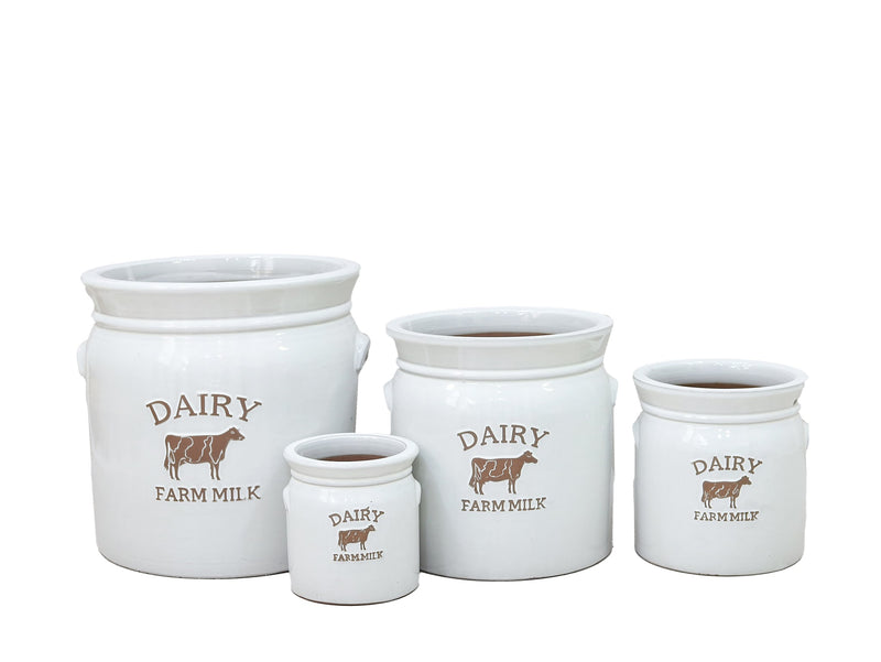 Dairy Wash Black Pots