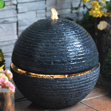 Fire Ball Water Feature