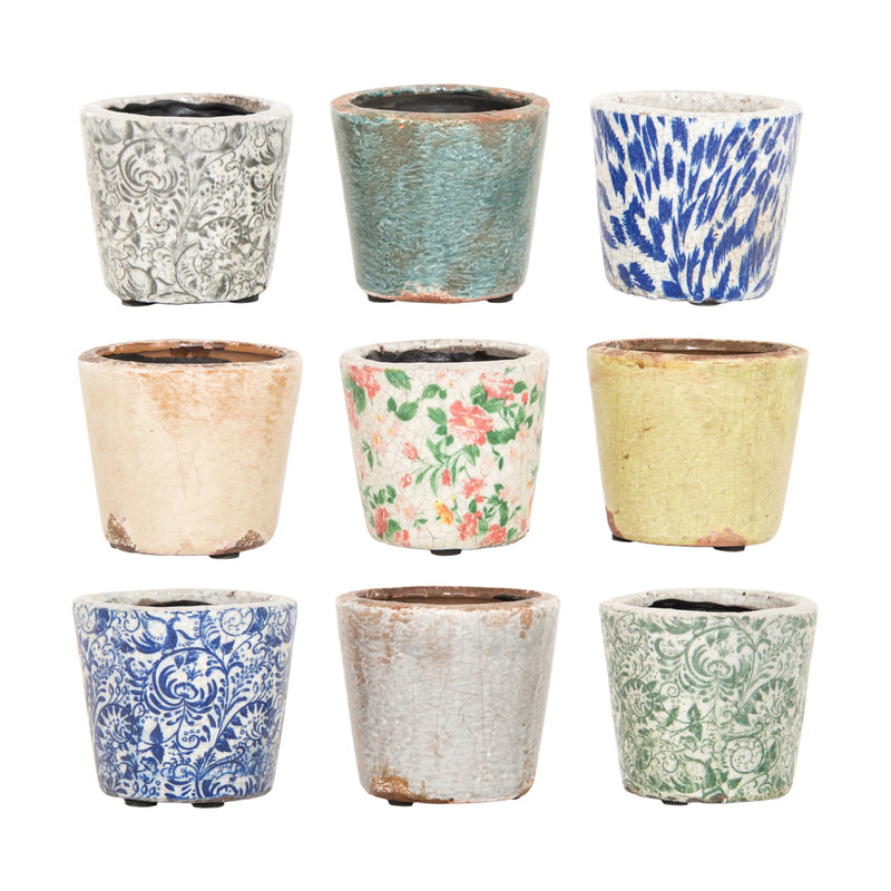 Vintage Pattern 5 Pots