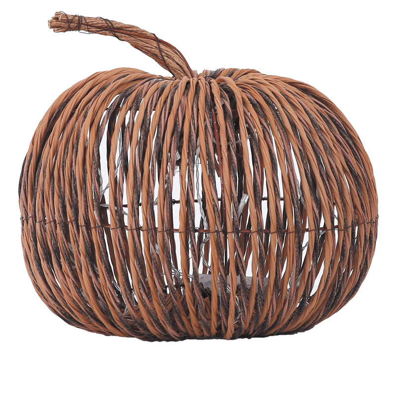 Rattan Led Pumpkin 1 Large