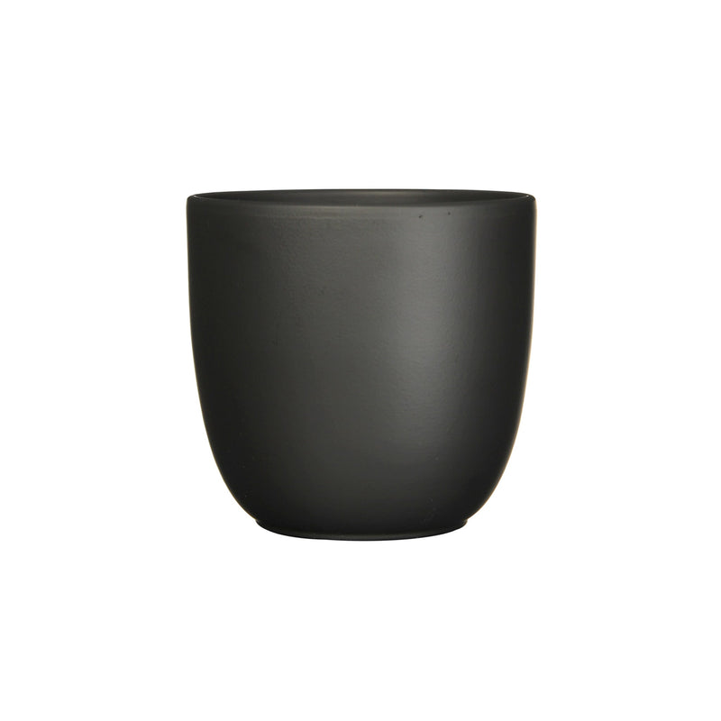 25cm Siena Pot Matt Black