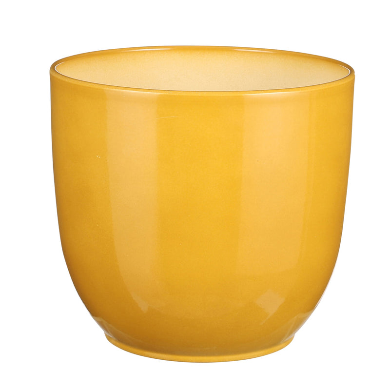 28cm Siena Pot Round Ochre