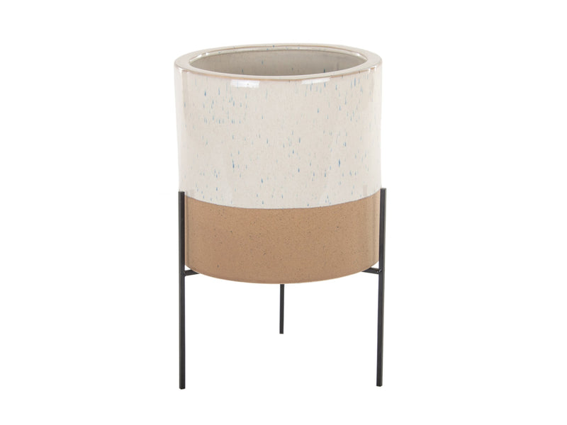 Speckle Pot With Stand