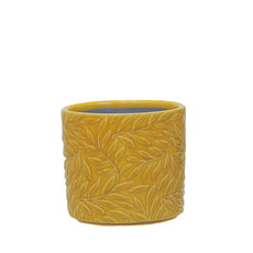 Sprig Pot Yellow 14cm