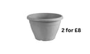 30cm Stockholm Pot Grey