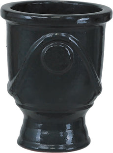 Verdon Black Set Of 3 Pots