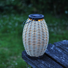 Weave Solar Candle Lantern